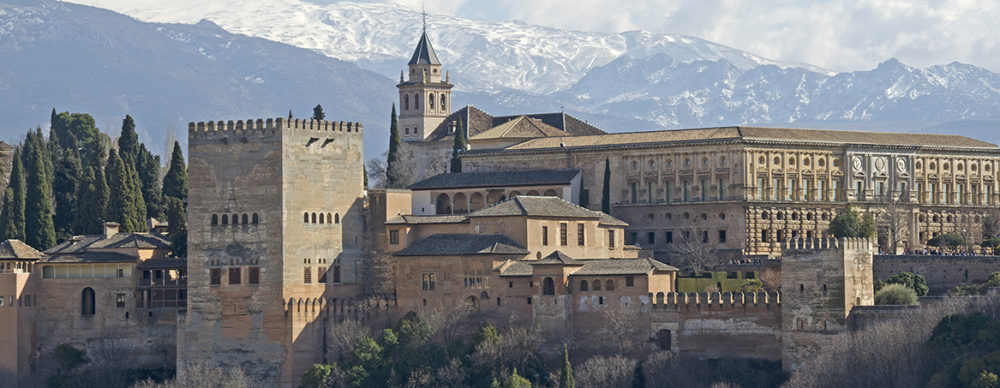 Het Alhambra in Granada, Andalusië, Spanje