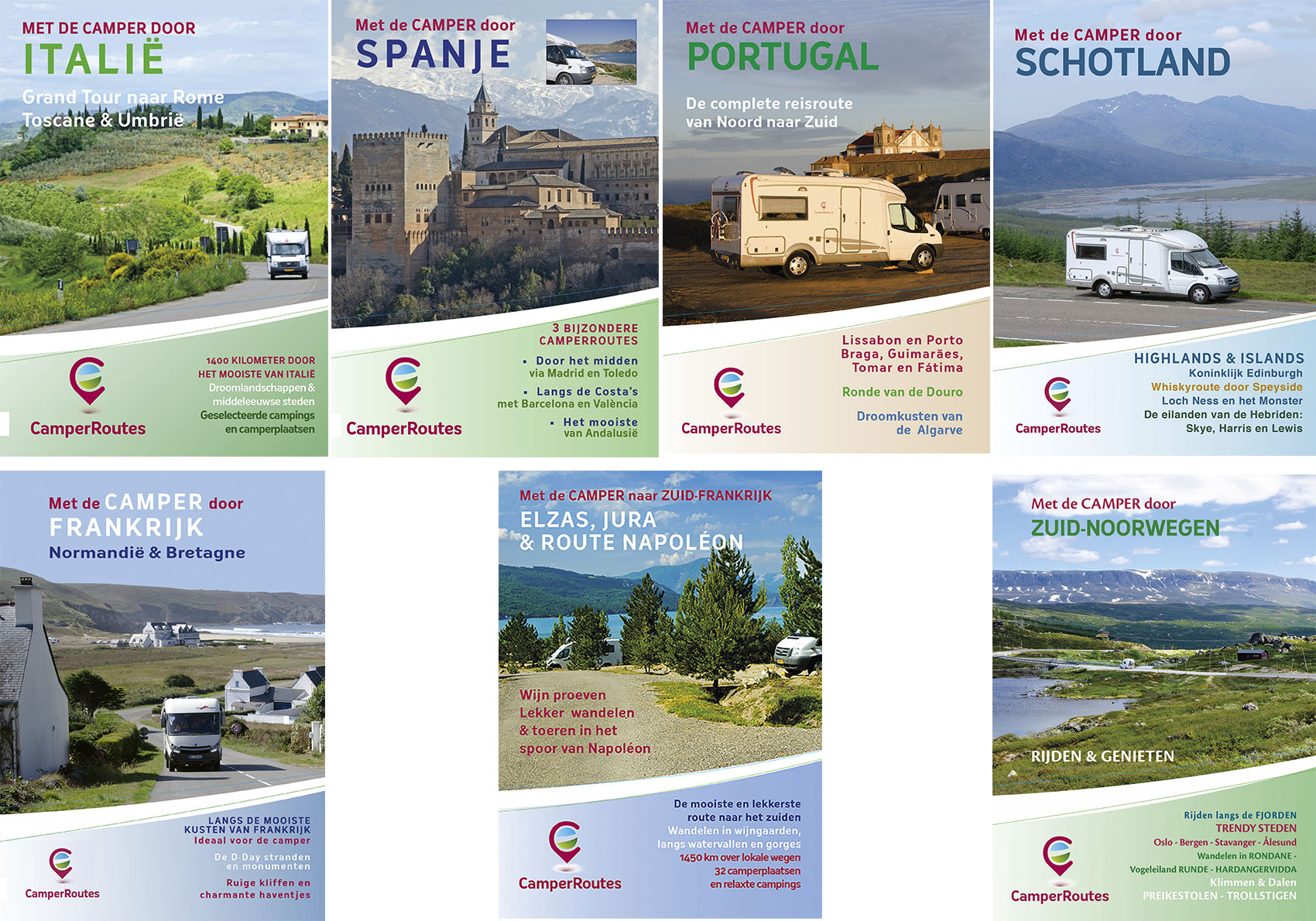 Covers van Alle CamperRoutes