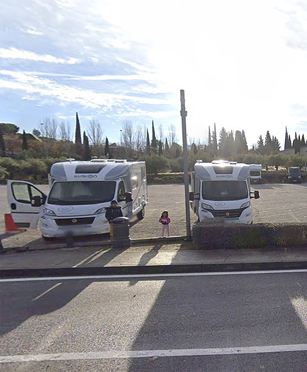 Camperplaats bij Alhambra