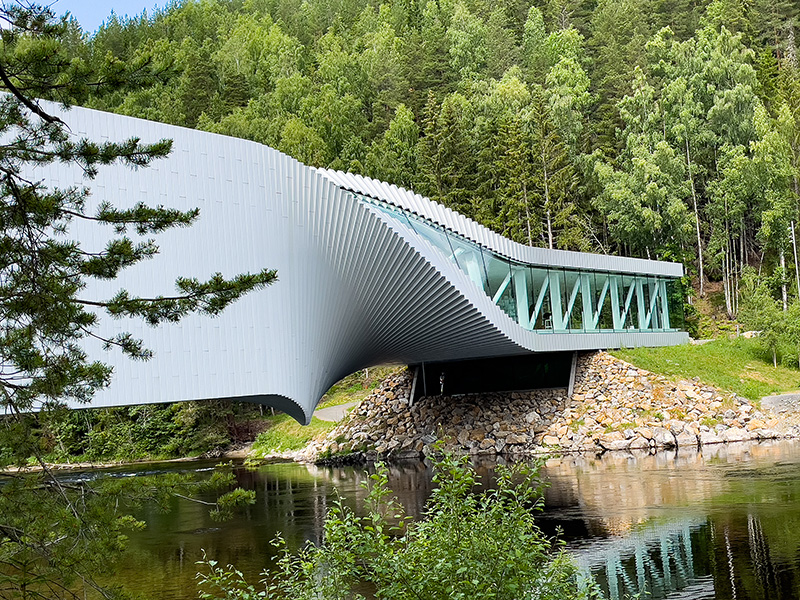 De Twist in Kistefoss bij Hønefoss